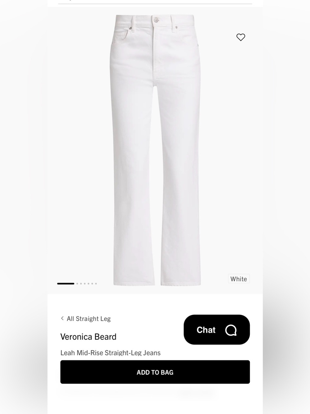 Veronica Beard - Brand new Never been work. Leah mid-rise straight leg jeans